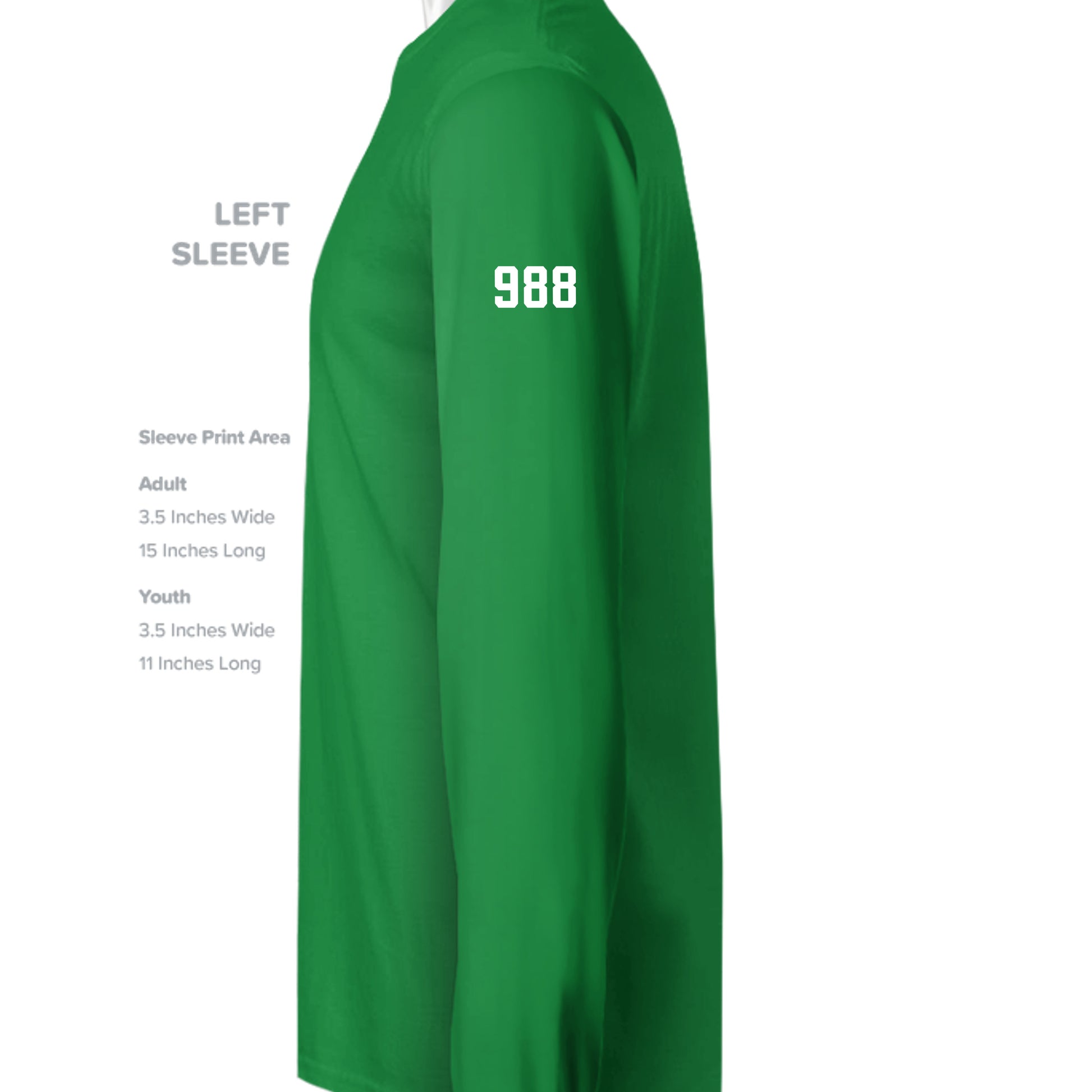 IRISH GREEN - G180 - SLEEVE_LEFT