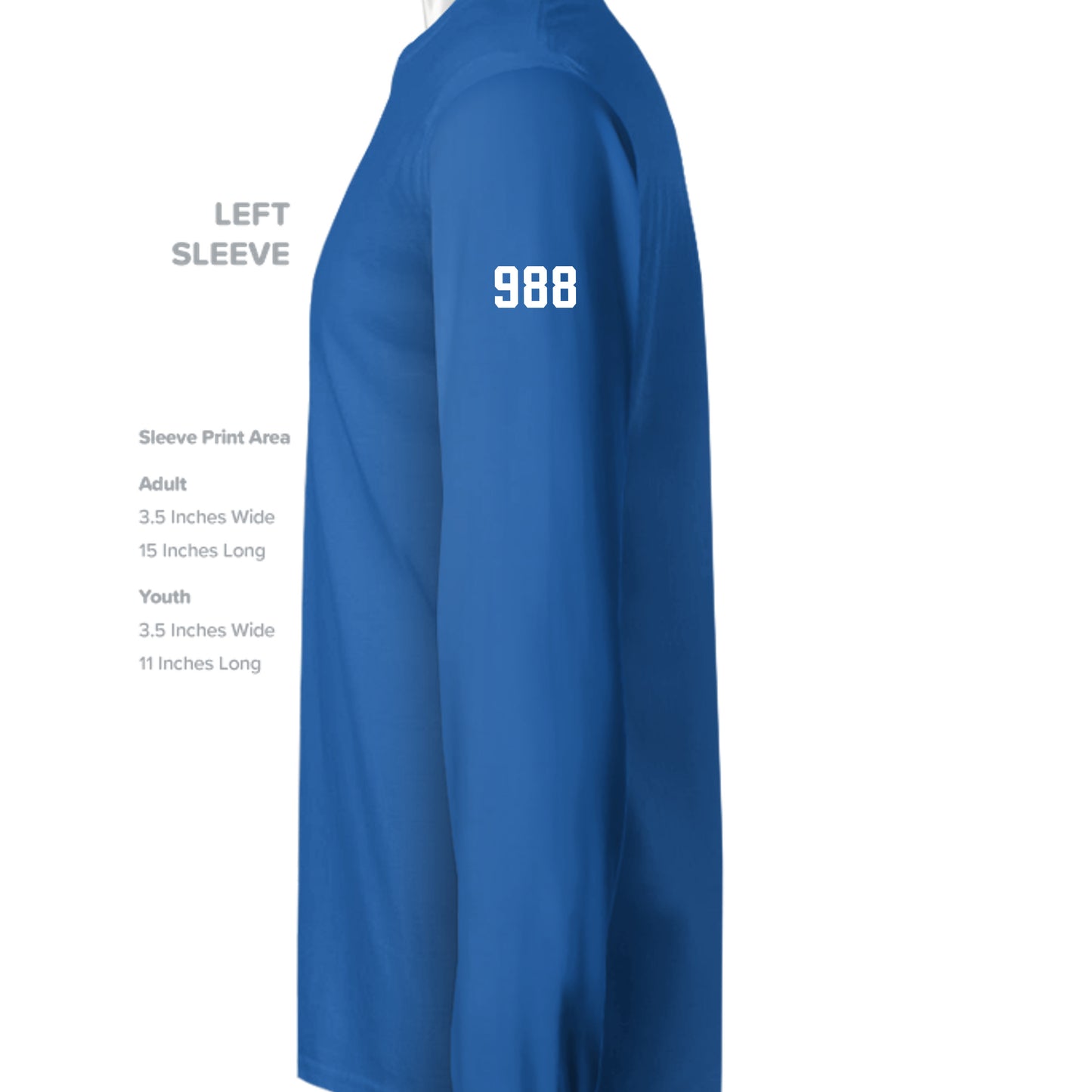 Neon Blue - G180 - SLEEVE_LEFT